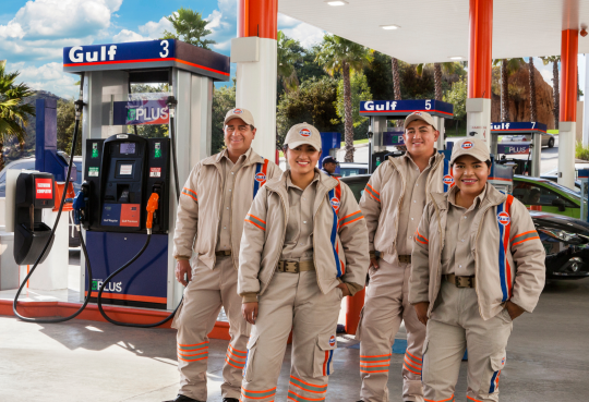 Equipo Gasolinera Gulf